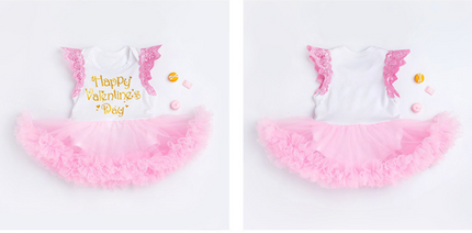 Children's dress crown sleeveless dress 0-2 full moon
