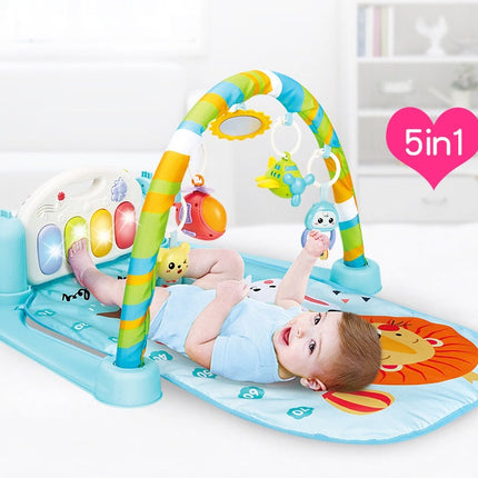 Baby pedal piano music fitness frame baby fitness blanket