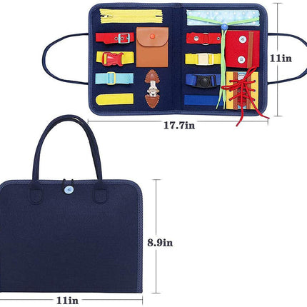 Baby learning dressing buckle zipper learning board