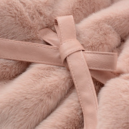 Mink cardigan Princess wool coat