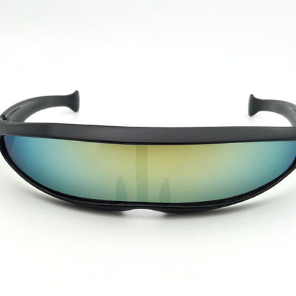 Personality Sunglasses Laser Glasses Men Women Sunglass Robots Silver Lens Sun Glasses Men's Driving Goggles Glasses