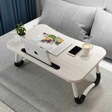 Notebook folding computer table