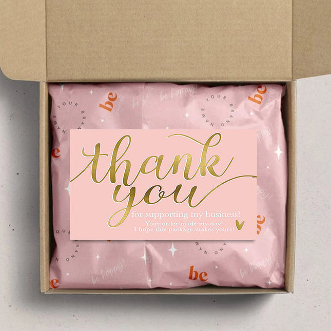 English Holiday Thank You Simple And DIY Creative Greeting Card