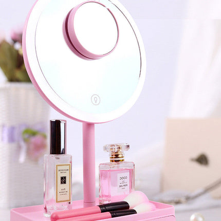 LED dressing table makeup mirror
