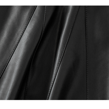 Autumn Winter New Style Children Foreign Style Korean Leather Skirt