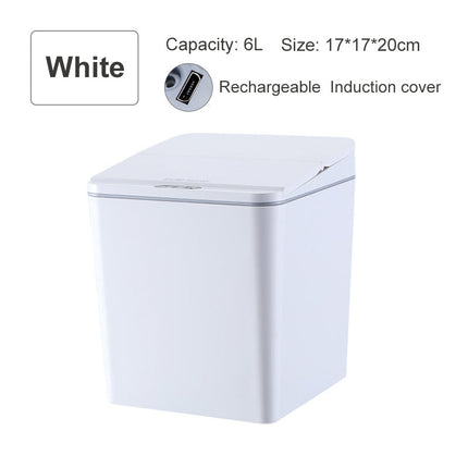 Intelligent induction electric trash bin storage box