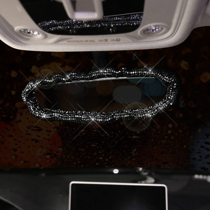 Diamond Steering Wheel Cover Rhinestones Crystals Car Handcraft Steering Wheel Covers