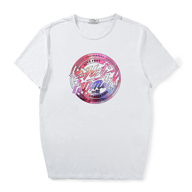 Tide Brand Color Print Plus Size T-shirt