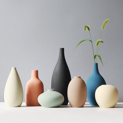 Morandi Decoration Vase Living Room Decoration Small Decoration Nordic Ceramic Home Bedroom Desktop Flower