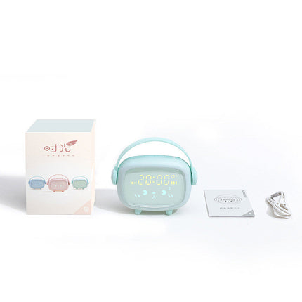 Alarm-Clock Night-Light Home-Decor Kids Cute Timing Smart Countdown LED