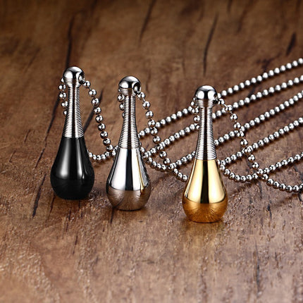 Necklace Pendant Titanium Steel Personalized Perfume Bottle Pendant