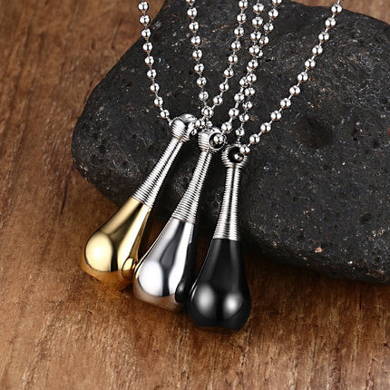 Necklace Pendant Titanium Steel Personalized Perfume Bottle Pendant
