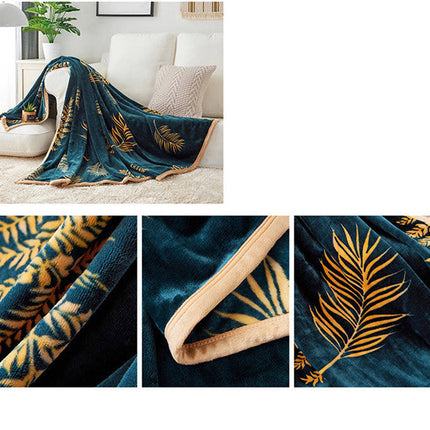 Soft Flannel Blanket Adult Sofa Bedding