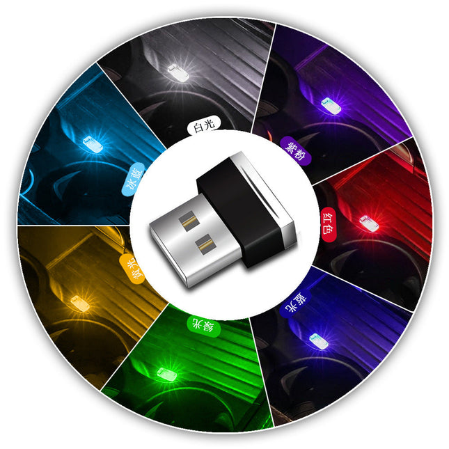 Decorative Lamp Car Interior Foot Lighting Lamp Car Led Atmosphere Lamp