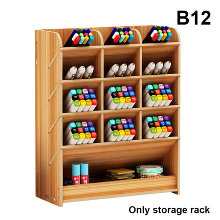 Simple Bookshelf Shelf Table Multi-layer Storage Rack