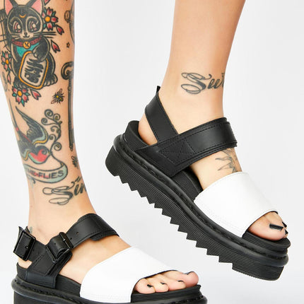 New Product Platform Flat Bottom 40-43 Buckle Color Matching Open Toe Sandals Women
