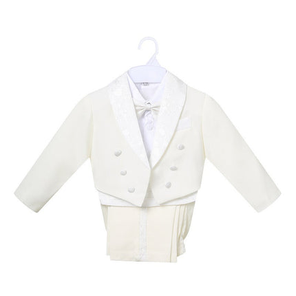 Tuxedo Girdle Dress One-year-old Baby Boy Suit Suit Flower Girl Dress