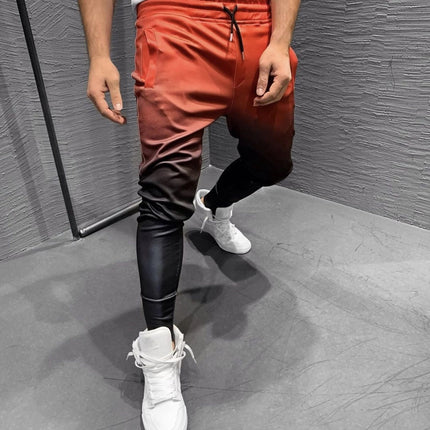3D Gradient Slim Stretch Leggings