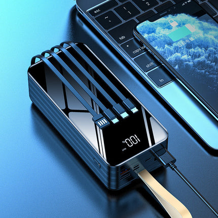 Outdoor Comes With A Four-wire Large-capacity 80,000 MAh Power Bank Mobile Power Bank