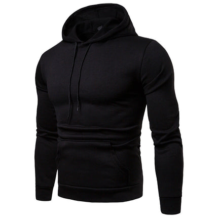 Casual Fashion Plus Size Solid Color Hooded Sweater