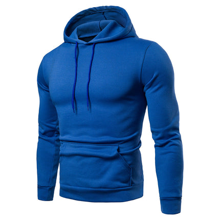 Casual Fashion Plus Size Solid Color Hooded Sweater