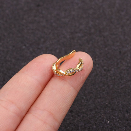 Fashion Women's Micro-Inlaid Anti-Pain Ear Clip
