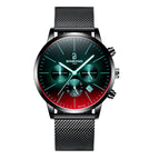 Black / Steel belt