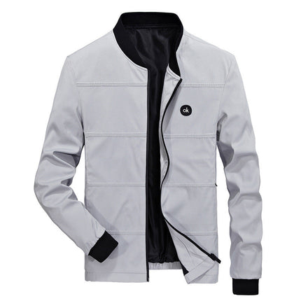 Casual Men's Youth Workwear Plus Size Jacket