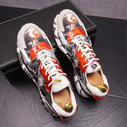 Personalized Thick-Soled Sports Casual Shoes With Increased Men's Shoes