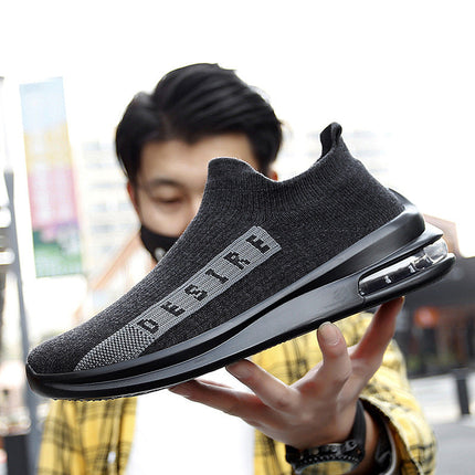 Round-Toe Flying Socks, Air Cushion Shoe Covers, Low-Top Casual Shoes