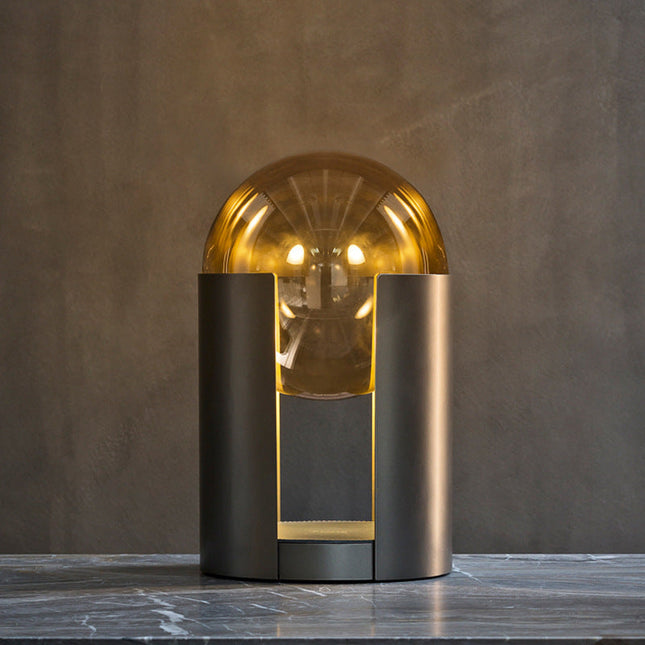 New unique Modern Glass lighting Led Table Lamp Bedroom Bedside