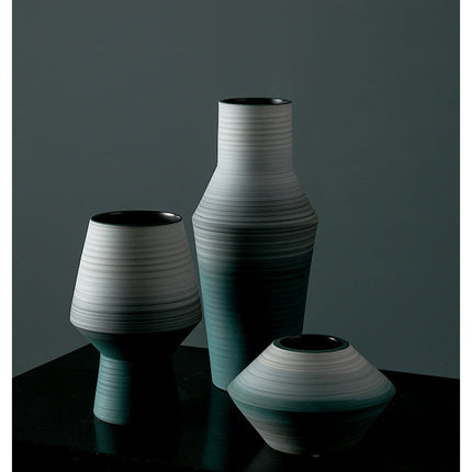 Art Soft Decoration Hotel Model Room Living Room Handmade Ceramic Vase