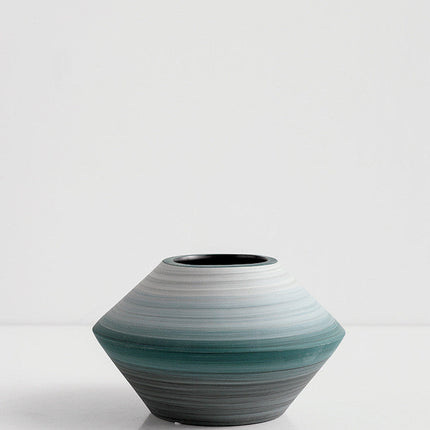 Art Soft Decoration Hotel Model Room Living Room Handmade Ceramic Vase