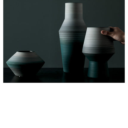 Art Soft Decoration Hotel Model Room Living Room Handmade Ceramic Vase