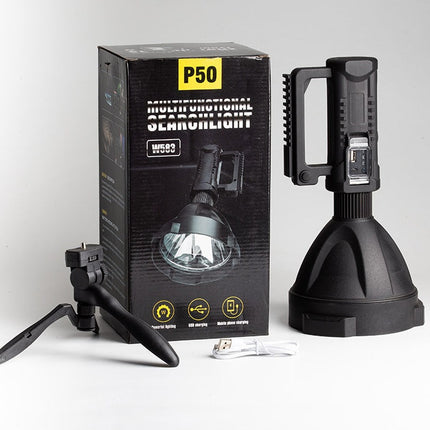 Usb Multi-Function Rechargeable Searchlight Strong Light Flashlight Outdoor Waterproof High-Power Lighting