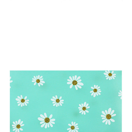 Transparent Tpv Girl Cosmetics Daisy Storage Bag Student Pencil Case