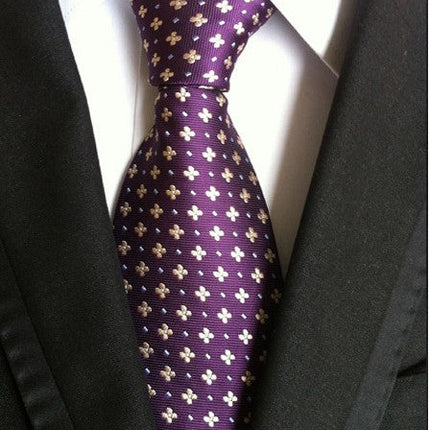 Men s Tie 8cm Business Gentleman British Formal Wear