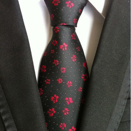 Men s Tie 8cm Business Gentleman British Formal Wear