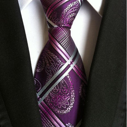 Men s Tie 8cm Business Gentleman British Formal Wear