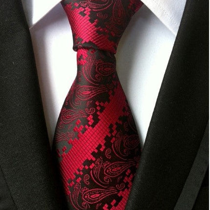 Men s Tie 8cm Business Gentleman British Formal Wear