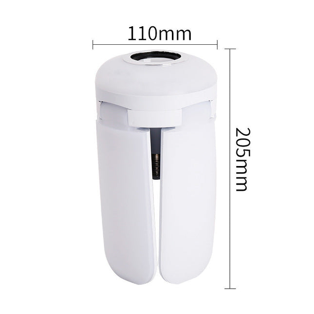 LED Four-leaf Bluetooth Music Lamp Colorful Intelligent Audio Folding Bulb Lamp Remote Control Deformable Ceiling Fixture Lights