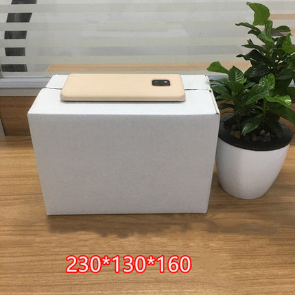 White Carton Express Carton White Palpable Mouth Box