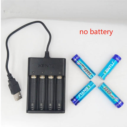 USB charger for rechargeable lithium battery
