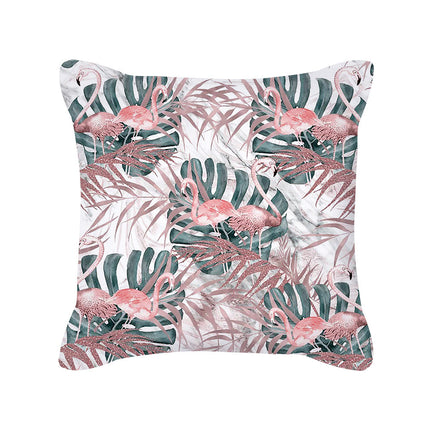 Nordic Style Rose Gold Pink Geometric Square Pillow Cushion Cover