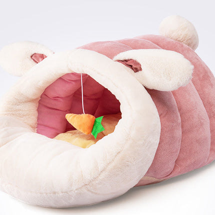 Soft Cat Bed Mat Sleeping Bag Cat House Wicker Dog Bed Basket