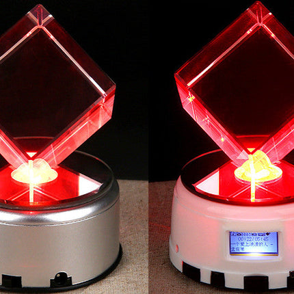 Music Box Music Box Crystal Ball Diy Customized Photo Tanabata Valentine Day Bluetooth