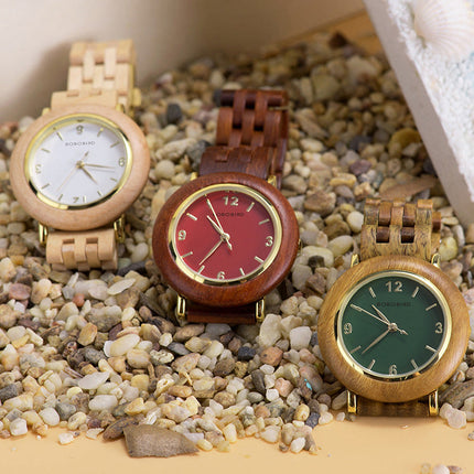 Stylish And Simple Temperament Wooden Watch