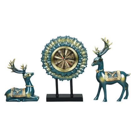 Simple And Creative Small Sun Flower Clock Table Desktop Home Clock Decoration Ornaments