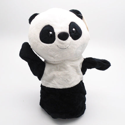 Hand puppet animal plush cartoon early childhood dolls, toys, children's kindergarten story telling, hand puppet creative wholesale