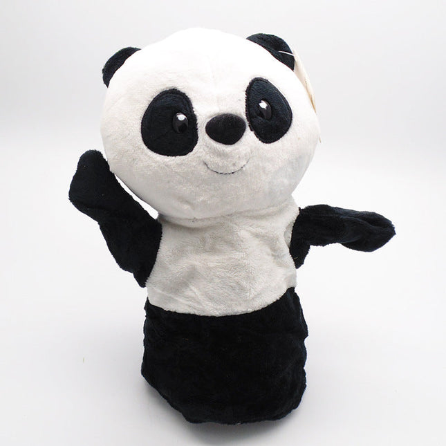 Hand puppet animal plush cartoon early childhood dolls, toys, children's kindergarten story telling, hand puppet creative wholesale